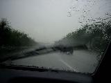 Op weg in Duitsland: het blijft regenen!