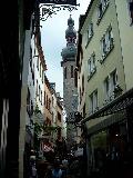 Leuk torentje, gezien vanuit de markt in Cochem.