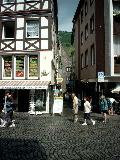 Leuk vergezicht vanaf de markt in Cochem.